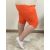 Neonnarancssárga egyszínű short 