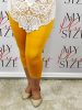 Mandarin színű 3/4-es leggings