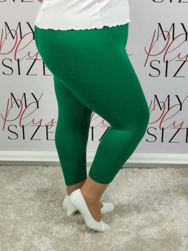 Méregzöld színű leggings