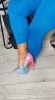 Kobaltkék egyszínű, 7/8-os leggings