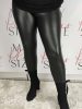 Vastag bőrhatású leggings nadrág